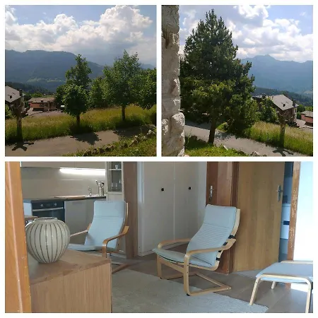 Studio Au Calme, Vue Imprenable Sur La Vallée Appartement Leysin